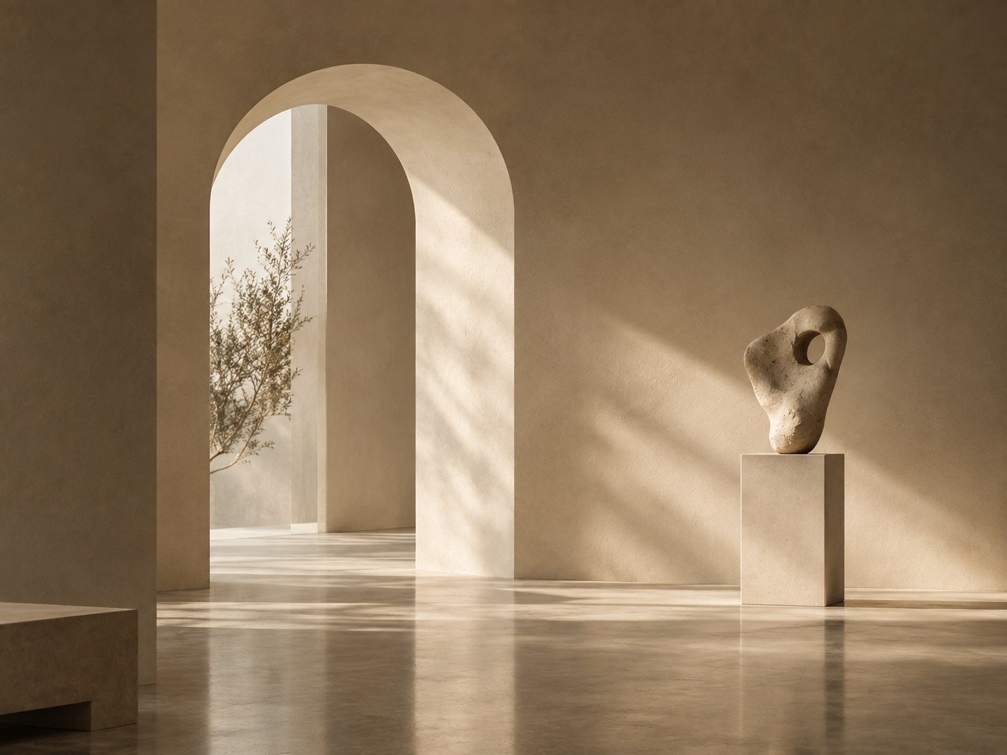 Art exhibition vision and sculpture approach